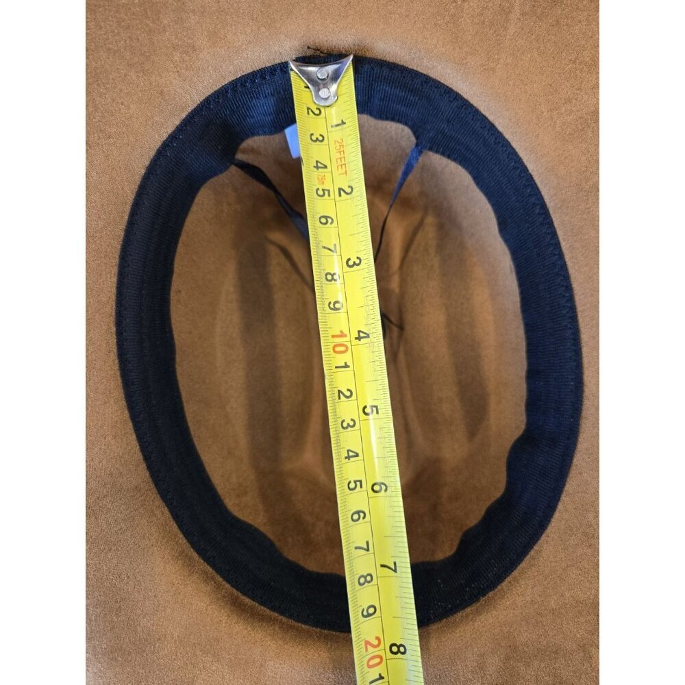 New Brown Cowboy Cowgirl Hat Western Style Bull Pendant Strap Men Women Retro - Picture 9 of 9
